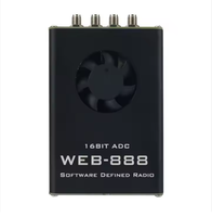 WEB-888 Récepteur SDR Radio définie par logiciel avec module GPS de bande passante 16bit ADC 62M pour HF VHF