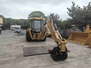 Retroexcavadora de ruedas Caterpillar 420F, 420F2, 420E, 416E usada, con pocas horas de uso y componentes de motor principales disponibles. - Product Image 3