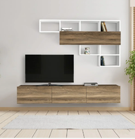 Meuble TV mural modulaire au design moderne personnalisé intelligent Meuble de salon Ensembles de meuble TV