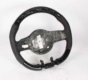 Volant en fibre de carbone pour Mercedes B-enz C300 Amg W204 C180 W202 essence - Product Image 2