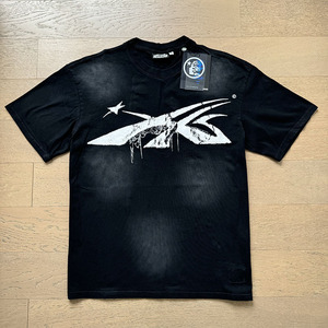 เสื้อยืดแฟชั่นลำลองแขนสั้นสำหรับผู้ชายและผู้หญิง ผ้าฝ้าย 100% น้ำหนัก 260 กรัม พิมพ์ลายดาววินเทจสวยงาม ป้องกันขนร่วง คอกลม - Product Image 4