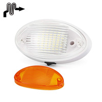 Lumières LED blanches 12V pour porche et intérieur de camping-car, 48 LED pour éclairage intérieur de camion