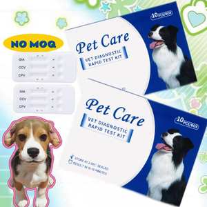 FPV FIPV Gia GooDoctor perawatan hewan Feline Parvovirus menular angiitis Giardia 3 Kombo Antigen tes cepat FPV FIPV Gia - Product Image 3