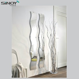 Miroirs décoratifs muraux en forme de S/ondulés, design unique pour la décoration intérieure - Product Image 6
