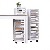 Boîte de rangement de documents et de données de type tiroir Zhengdong A4 sans serrure pour les feuilles de devis et contrats