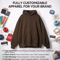 Sweat-shirts d'usine 500 g/m² Nouveau design imprimé pour homme, à capuche, basique, oversize, 100% coton, noir, sans cordon, doublé, automne, personnalisable