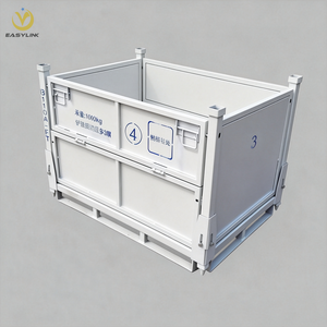 Unità di Ritenzione <span class=keywords><strong>Pallet</strong></span> Pieghevole e Impilabile in Acciaio Dolce Rinforzato Easylink, Capacità 1500kg, per Fornitori OEM ODM - Product Image 4
