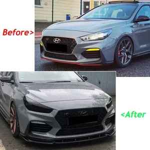 StarNav Pour I30 N MK3 2017-2019 MK3.5 2020-2024 Spoiler de pare-chocs avant, diffuseur, kits de carrosserie, protection, tuning - Product Image 5