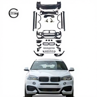 X6 F16 pare-chocs de voiture pour BMW X6 F16 F86 mise à niveau MT kit de carrosserie jupe latérale tuyau d'échappement passages de roue M sport pare-chocs de voiture avant arrière