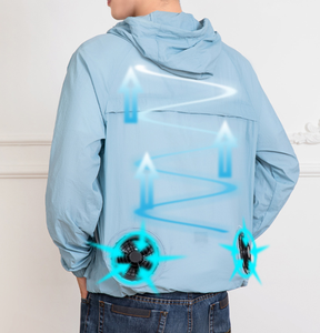 Combinaison ventilée, veste rafraîchissante, protection contre les coups de chaleur estivaux et combinaison climatisée. - Product Image 2