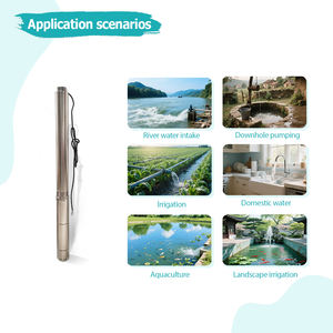 4inch Hybrid Deep Well <strong>Pump</strong> 5m3/h Large Flow 0.75Kw Dc <strong>Solar</strong> <strong>Submersible</strong> Borehole <strong>Pump</strong> Water <strong>Pump</strong> for Agriculture Irrigation - Product Image 5