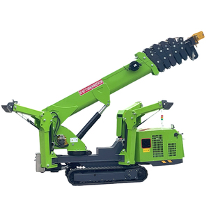 מנוף עכביש דיזל קומפקטי 3T <span class=keywords><strong>5T</strong></span> 8T עם זרוע טלסקופית, זחלילי, מופעל מרחוק, מיני מנוף הידראולי - Product Image 1