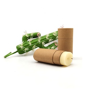 100% Plastic-Free Empty Deodorant Stick Containers Custom 2oz 75g Push Up Kraft Paper Core Cardboard Tube