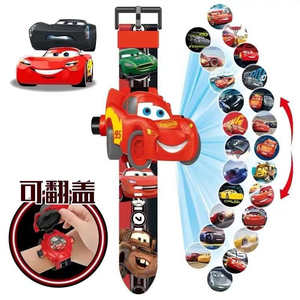 Montre électronique lumineuse Kuromi Spider-Man avec projecteur numérique pour enfants, montre à bracelet avec 24 images d'anime - Product Image 3
