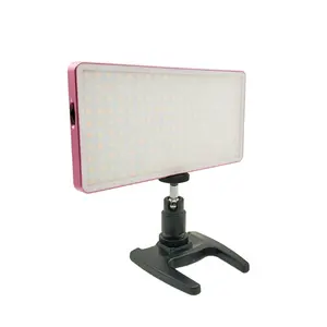 Painel de luz LED para fotografia, luz de vídeo em liga de alumínio, estúdio fotográfico, dimerização stepless 0-100%, luz LED tamanho mini