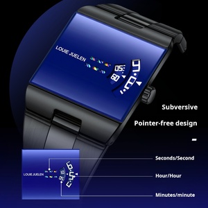 <span class=keywords><strong>Montre</strong></span> à quartz LOUIE JUELEN, nouveau modèle 36 mm, étanche 3 ATM, <span class=keywords><strong>montre</strong></span>-bracelet carrée de luxe, modèle très vendu, <span class=keywords><strong>montre</strong></span> en acier inoxydable - Product Image 6