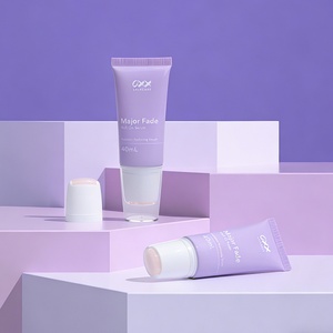 Emballage cosmétique en plastique OEM 50 ml pour crème contour des yeux, vente en gros, étiquette privée, applicateur à bille massant personnalisé, tubes souples - Product Image 3