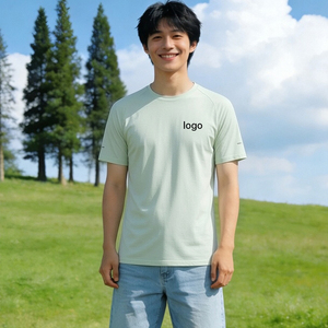 T-shirts de musculation pour hommes, en soie glacée, respirants et à séchage rapide, pour la course et l'entraînement sportif - Product Image 1