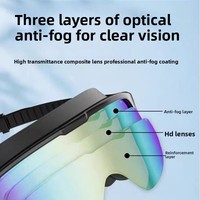 Nouvelles lunettes de natation à grande monture pour adultes, haute définition, anti-buée, électroplaquées, verres PC, protection UV, modèle YL2000