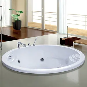 AT-0914-1 big bathtub 2 person/ drop in spa bath/ round drop in bath tub