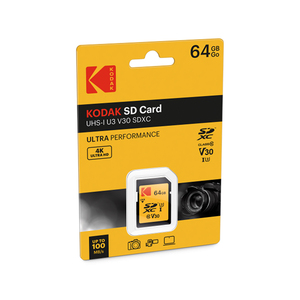 Tarjeta de Memoria SD Kodak ULTRA PERFORMANCE Clase 10 UHS-I U3 V30 A1 (128 GB) - Product Image 1