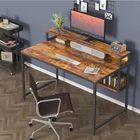 आधुनिक शैली कंप्यूटर डेस्क शेल्फ लकड़ी के लेखन के साथ अध्ययन टेबल घर लैपटॉप स्टैंड पीसी कंप्यूटर टेबल कार्यालय डेस्क फर्नीचर
