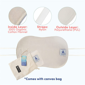 Sachets réutilisables d'huile de ricin en laine douce, packs d'huiles essentielles pour le soin, aides au sommeil, outils de bien-être, kaki, rose, blanc - Product Image 5