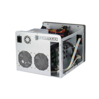 Boîtier NAS Mini 6 Baies TOPLOONG, Serveur de Stockage DIY, Châssis NAS SATA 3.5'' à Échange à Chaud, Prise en Charge de 6 Disques Durs SATA, Stockage Domestique