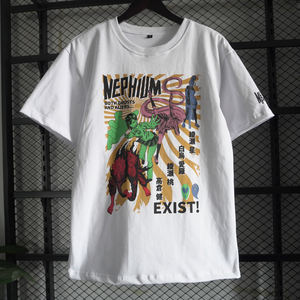 T-Shirt da Donna Best-Seller con Scollo Rotondo, Comoda e Ampia, Stampa Cartoon City Girl, Collezione Estiva, Dettagli in Pizzo e Rivetti, Vendita al Dettaglio e all'Ingrosso - Product Image 6