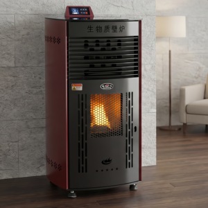 Cheminée à granulés de biomasse automatique en métal personnalisée pour usage domestique et commercial, certifiée CE UE, OEM - Product Image 1
