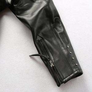 New Japan Style <b>Mens</b> Cowskin <b>Jackets</b> Fashion Genuine Leather Slim Coat Motor Biker <b>Jackets</b> - Product Image 6