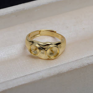 Accessoires de bijouterie DIY en argent S925, style simple, ouverture 5 mm 8 mm, anneau pour femmes, grand porte-perle vide, 4173 perles en vrac - Product Image 4