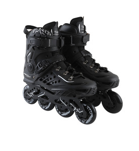 <span class=keywords><strong>Pattini</strong></span> a rotelle piatti in PU con ruote in lega per adulti, uomo e donna, principianti, scarpe <span class=keywords><strong>da</strong></span> pattinaggio in linea - Product Image 3