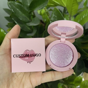 Encuentra un <span class=keywords><strong>iluminador</strong></span> vegano similar sin logo para maquillaje facial, de larga duración, con brillo rosa. - Product Image 1