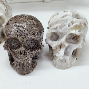 Kindfull pha lê nóng bán làm bằng tay bức tượng sphalerite với sáng bóng druzy hộp sọ cho món quà - Product Image 1