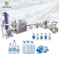 Ligne de production complète de machines d'embouteillage d'eau aromatisée et minérale entièrement automatique 1000 bph pour usine
