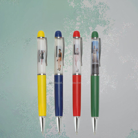 Stylo à bille liquide en métal avec paillettes flottantes en acrylique personnalisé, fournitures de papeterie du fabricant Eagle Promotion
