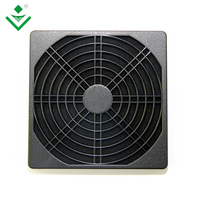Lot de 4 grilles de protection anti-poussière pour ventilateur DC 60x60mm, filtre en plastique argent/noir, accessoires pour ventilateur de refroidissement 6cm, avec vis