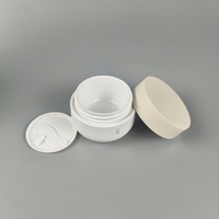 50g en plastique océan recyclable PMU crème pots Pot cosmétique crème bouteille conteneur/double paroi caco3 soin du visage crème pots pack