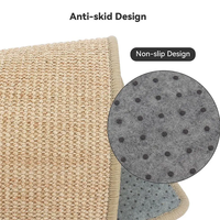 Individueller Sisal-Katzenkratzbaum Fusselarmer Teppich für Katzen Kratzmatte zum Schutz von Teppichen und Sofas