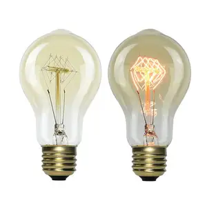 Industrial Tungsten filament lamp 220v 40w e27 vintage edison light bulbs A19 for decorative pendant light