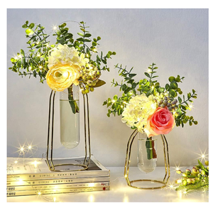 Jarrón Decorativo de Aluminio para el Hogar, para Sala de Estar, Porche, Dormitorio, Estudio, Decoración Artística, Adornos para Bodas - Product Image 1