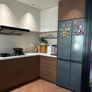 Armoire de cuisine haut de gamme modulaire de luxe moderne en forme de L pour toute la <span class=keywords><strong>maison</strong></span> design personnalisé - Product Image 4