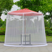 Auvent en maille Roma avec fermeture éclair - Moustiquaire de terrasse, abri de camping extérieur, tente pare-soleil