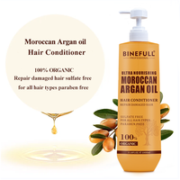Ensemble Shampooing et Après-Shampooing Gel à l'Huile d'Argan Réparateur Profond, Hydratant, Anti-Pelliculaire, Anti-Chute et Anti-Amincissement, Ingrédients Herbacés