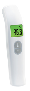 Termómetro infrarrojo sin contacto con alerta instantánea de fiebre y pantalla LCD grande para un control rápido y preciso de la temperatura frontal - Product Image 6