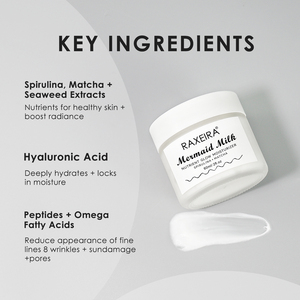 Logo personnalisé 60ml lait de sirène hydratant soin de la peau crème visage éclaircissant à l'acide hyaluronique crème visage hydratante - Product Image 4