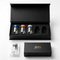 3ml 5ml 10ml Folienkarton Peptid-Verschlussverpackungsboxen Marken-Verschiedene Gold Starre Blister Magnetische Benutzerdefinierte Logo-Fläschchen Peptid-Box