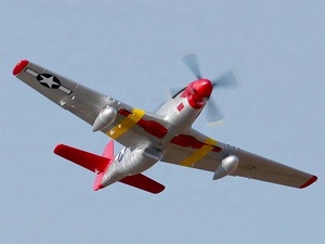 <span class=keywords><strong>Avion</strong></span> en mousse haute performance <span class=keywords><strong>FMS</strong></span> 1400 mm P-51D Red Tail V8 avec stabilité améliorée, ESC 80A, modèle réduit <span class=keywords><strong>RC</strong></span> Warbird pour adultes - Product Image 5