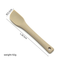 Spatule en silicone sans couture, résistante à la chaleur, antiadhésive, de qualité alimentaire, pour la cuisson, la pâtisserie et le mélange